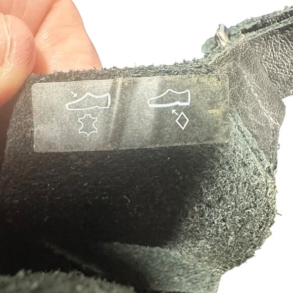 Arche Women's Black Leather Strappy Sandals 38(EU) 7 US Open Toe Slingback Heels - Picture 10 of 11